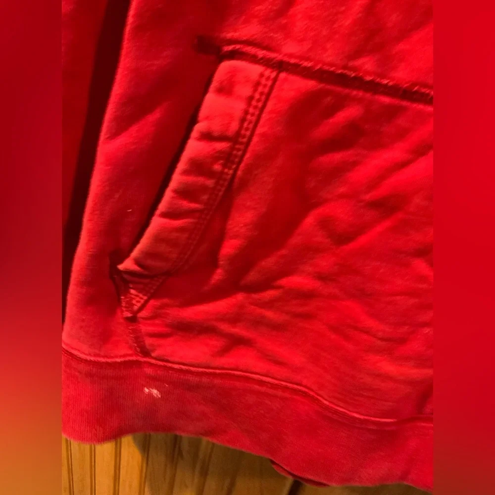 American Eagle Outfitters Bold Red Hoodie Y2K